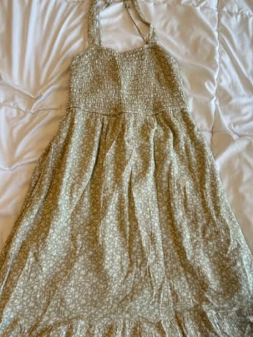 Abercrombie & Fitch Smocked Floral Mini Dress XS